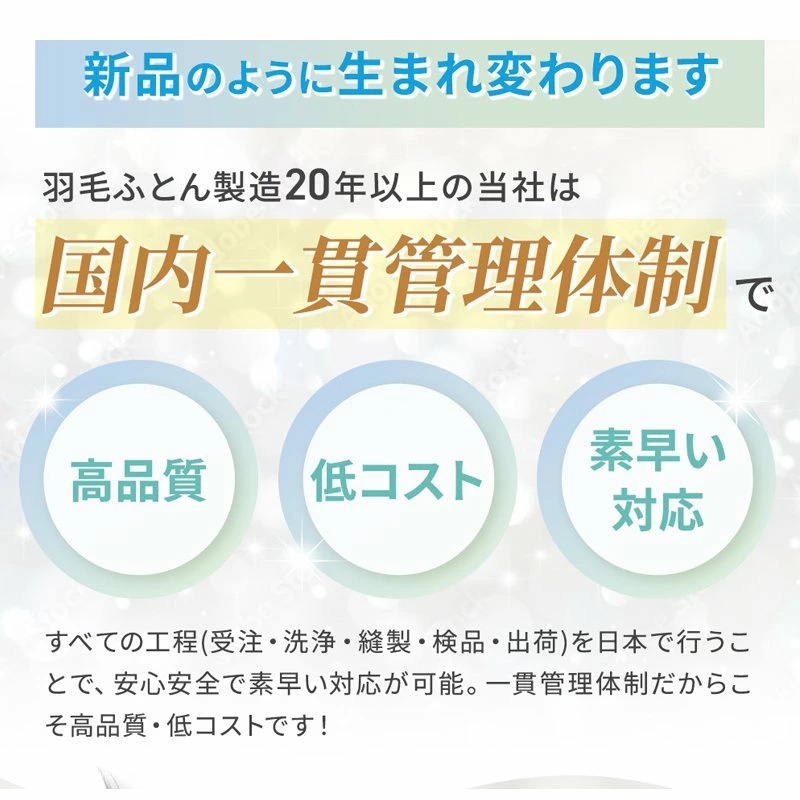 国内一貫管理体制で高品質・低コスト・素早い対応
