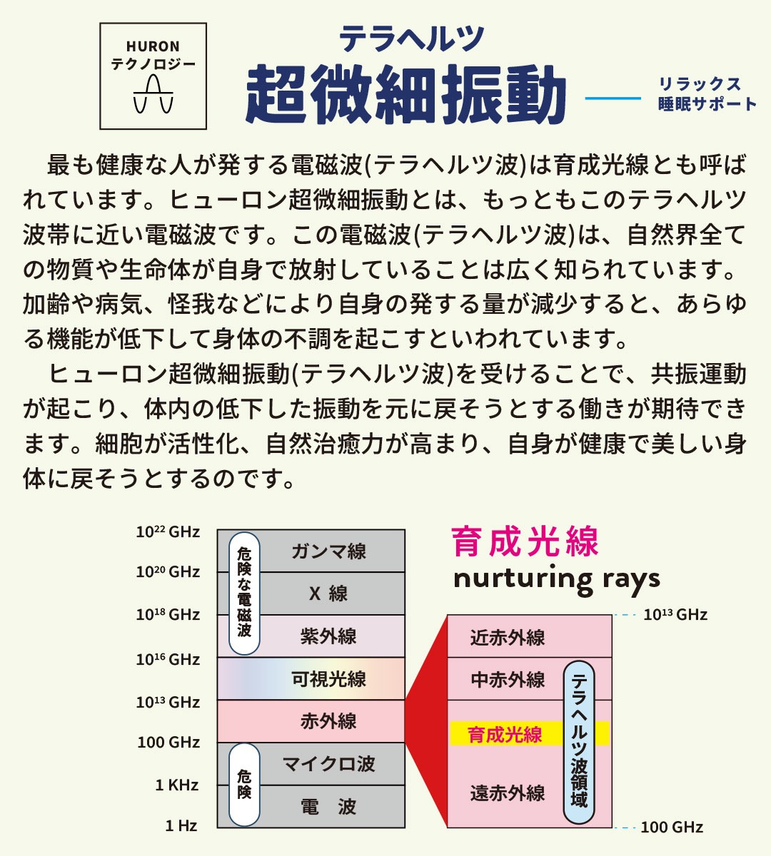 HURON ヒューロン バスソルト テラヘルツ超微細振動