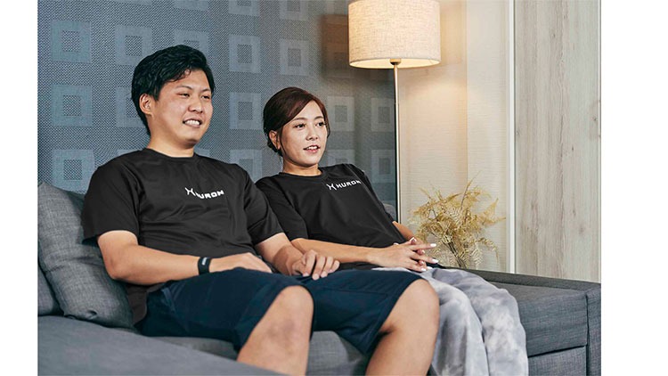 HURON リカバリーウエア ロングスリーブTシャツ