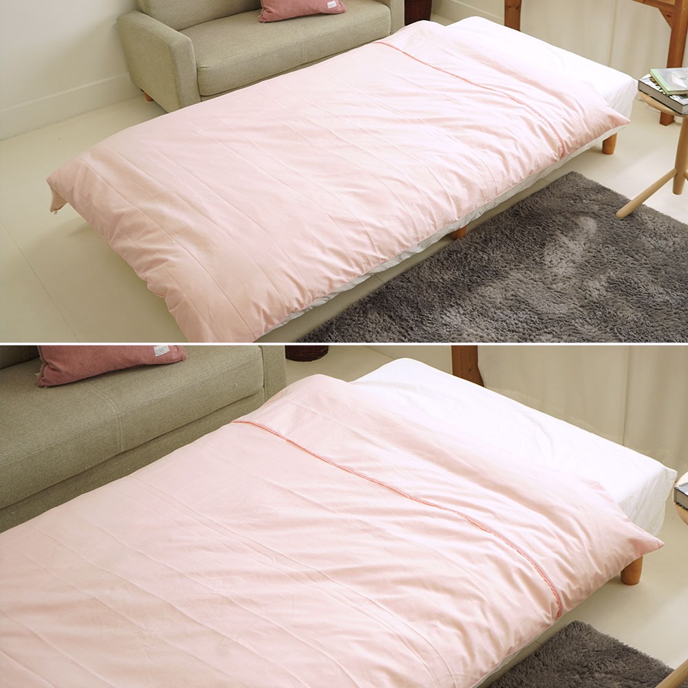 日本製 小さいサイズ 掛布団カバー ピンク