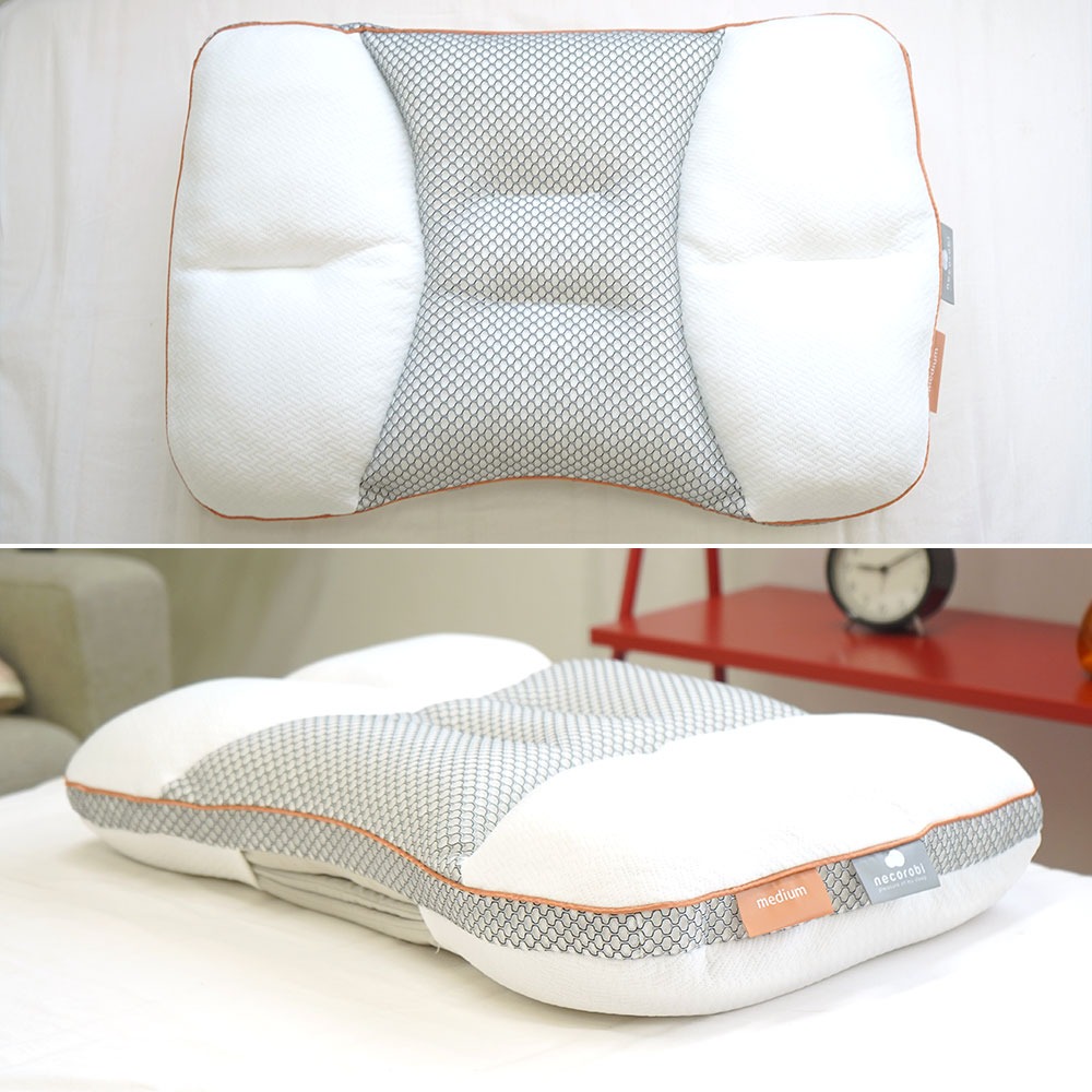 ロマンス小杉 necorobiまくら やややわらか つぶわた オレンジ イメージ