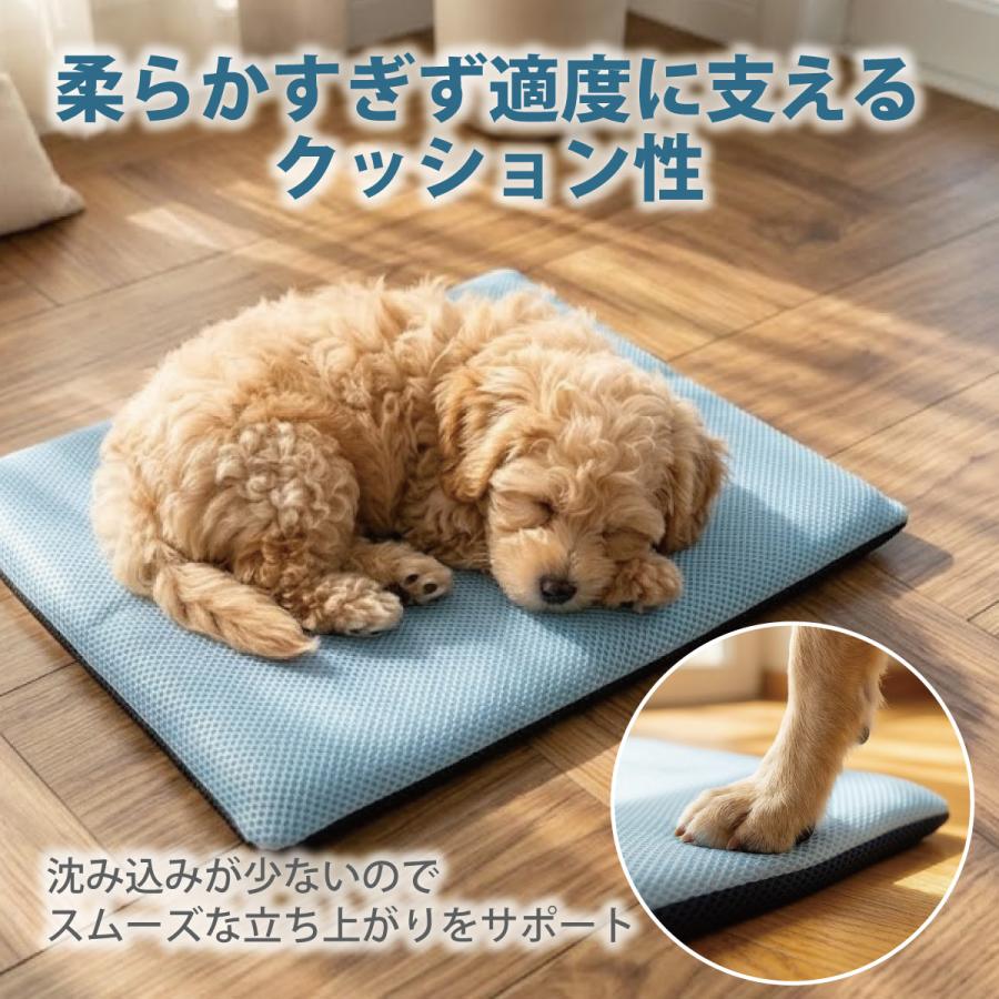 ひんやり 冷却ジェル 冷感 ペット クール マット 柔らかすぎず適度に支えるクッション性